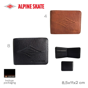BILLETERA ALPINE SKATE NEGRO
