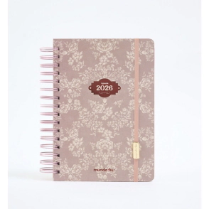 AGENDA 2026 FW DIARIA CON ESPIRAL 15x21 BOHO