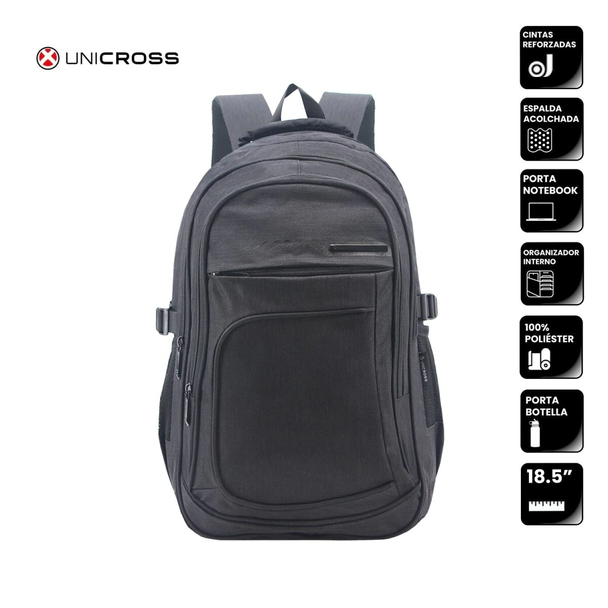 MOCHILA PORTANOTEBOOK UNICROSS 18,5