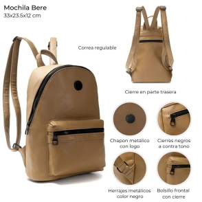 MOCHILA BERE SKORA 33x23x12 CM