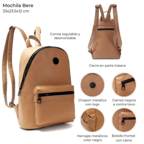 MOCHILA BERE SKORA 33x23x12 CM