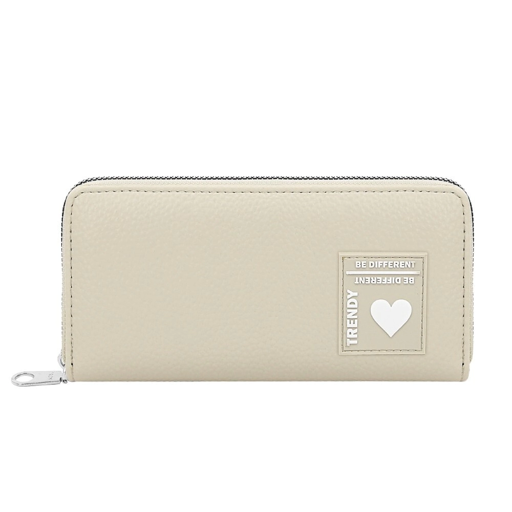 BILLETERA FICHERO TRENDY BEIGE