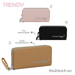 BILLETERA FICHERO TRENDY SUELA