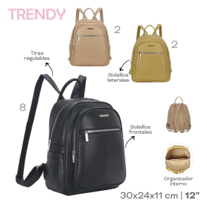 MOCHILA TRENDY NEGRO