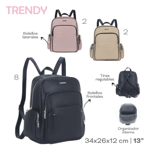 MOCHILA TRENDY NUDE