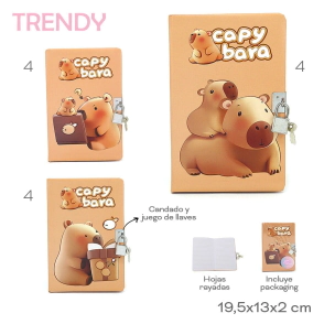 DIARIO INTIMO CAPYBARA TRENDY