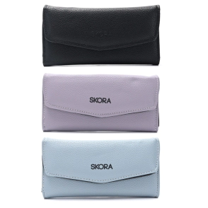 BILLETERA FICHERO RIF CON BOLSA DE TELA 19,5X9,5 CM SKORA