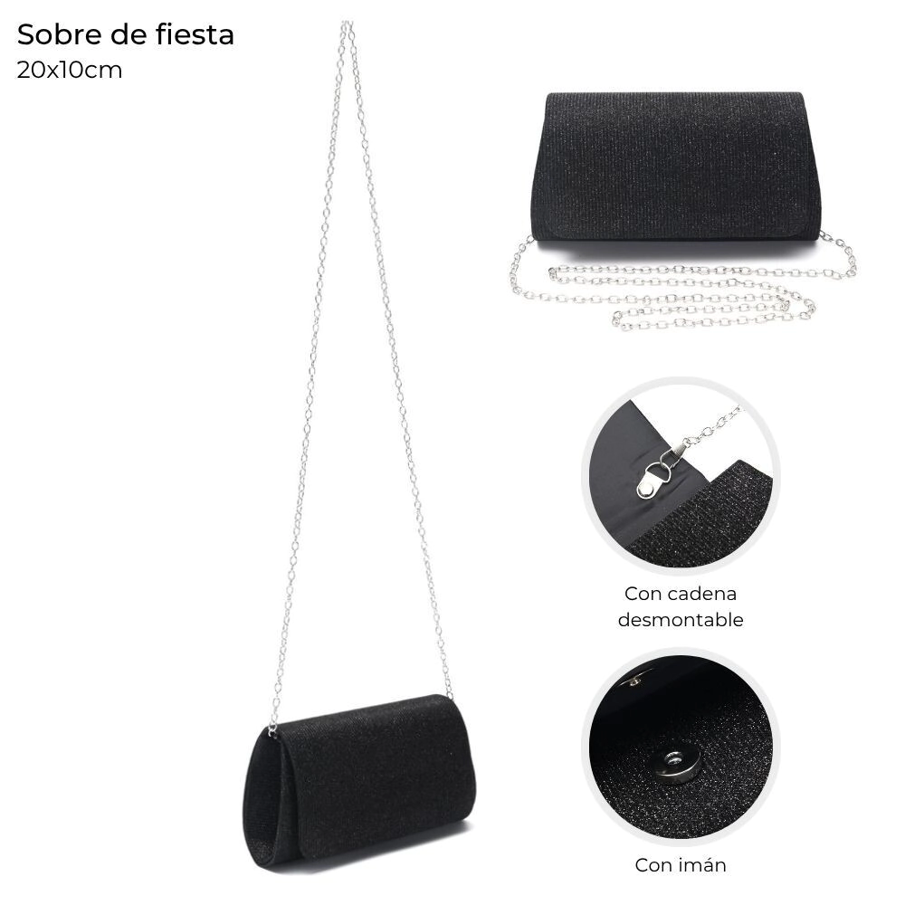 SOBRE DE FIESTA CON CADENA DESMONTABLE 20x10 CM SKORA