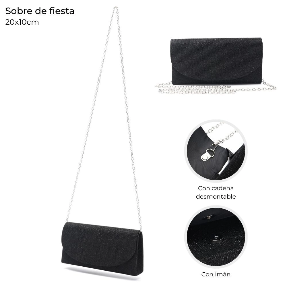 SOBRE DE FIESTA CON CADENA DESMONTABLE 20x10 CM SKORA