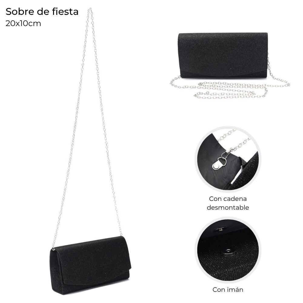 SOBRE DE FIESTA CON CADENA DESMONTABLE 20x10 CM SKORA