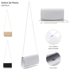 SOBRE DE FIESTA CON CADENA DESMONTABLE 20x10 CM SKORA