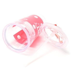 VASO INFANTIL TRANSPARENTE CON PICO 450ML SKORA