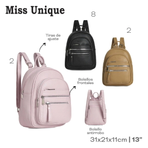 MOCHILA MISS UNIQUE NUDE