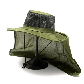SOMBRERO AUSTRALIANO CON CUERDA AJUSTABLE Y CUBRENUCA