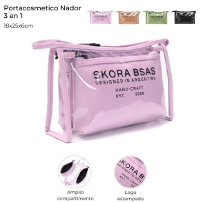 PORTACOSMETICO NADOR 3 EN 1 SKORA