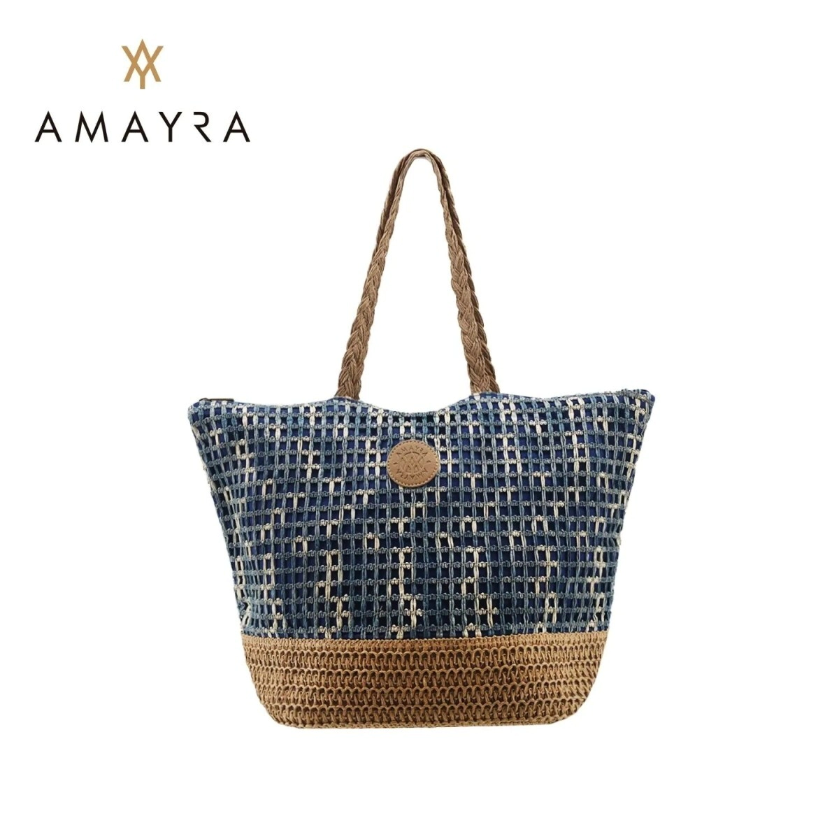 BOLSO PLAYERO AMAYRA AZUL