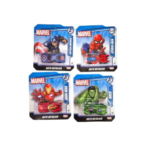 AUTITOS METALICOS AVENGERS 14x16x4 CM