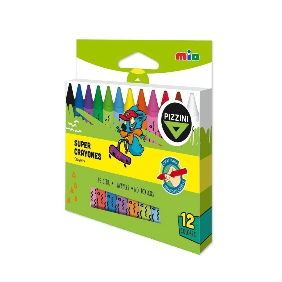 Crayon 9,8x1,1 cm lavable Pizzini