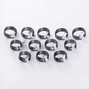 CAJA DE ANILLOS X12 TRENDY (PRECIO X CAJA)