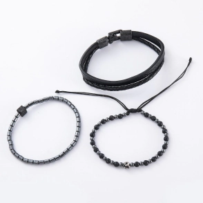 SET PULSERAS HOMBRE TRENDY