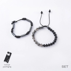 SET PULSERAS HOMBRE TRENDY