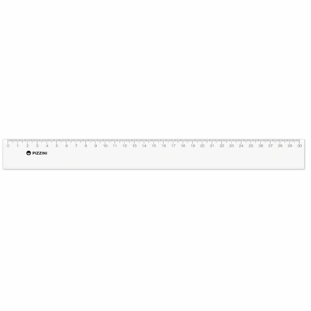 Regla Escolar 30cm Cristal Pizzini