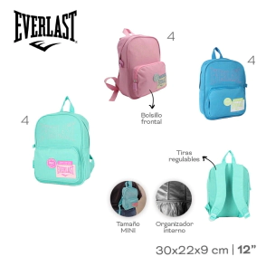 MOCHILA EVERLAST CELESTE