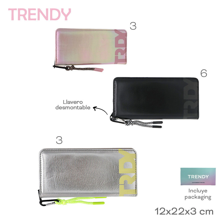BILLETERA TRENDY TORNASOLADO