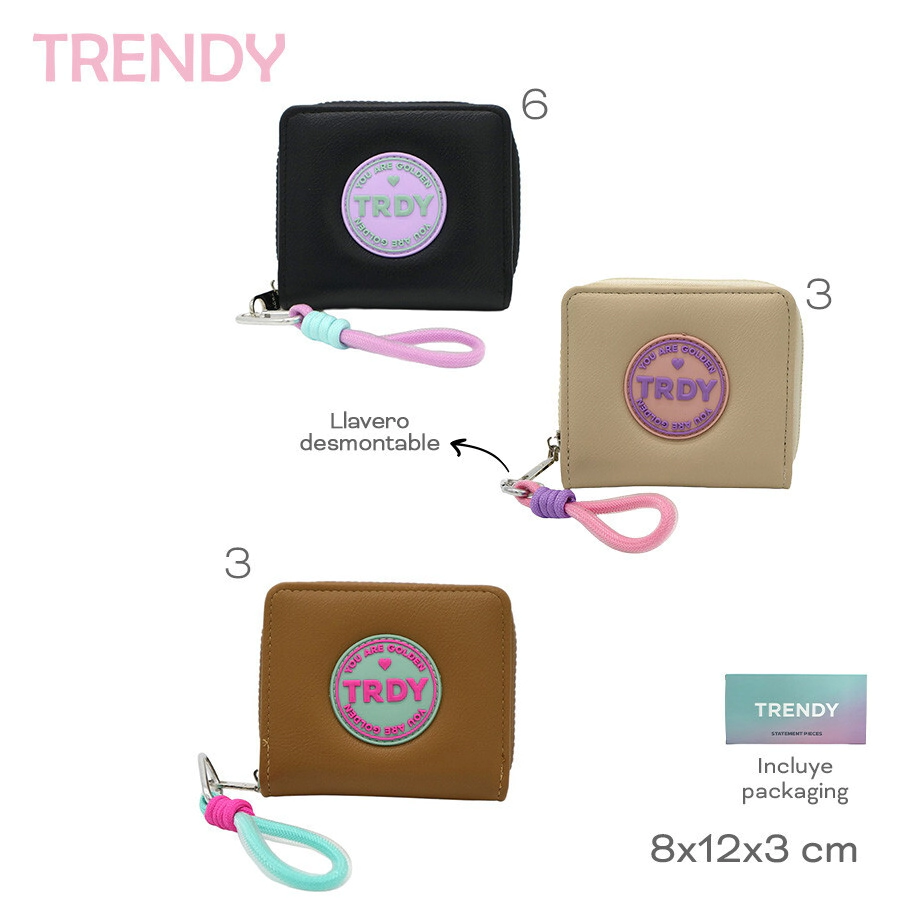 BILLETERA TRENDY SUELA