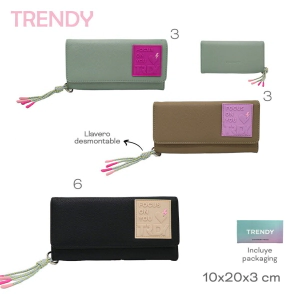 BILLETERA TRENDY SUELA