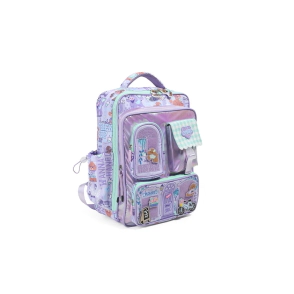 MOCHILA MY HOUSE ESPALDA 16" POODLE CREW PURPLE CHIMOLA