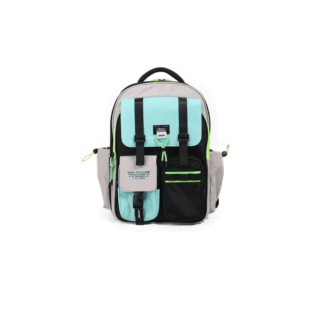MOCHILA BOLD COLORBLOCK ESPALDA 17" CHIMOLA BLACK
