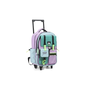 MOCHILA BOLD COLORBLOCK CARRO 18" CHIMOLA LIGHT PURPLE