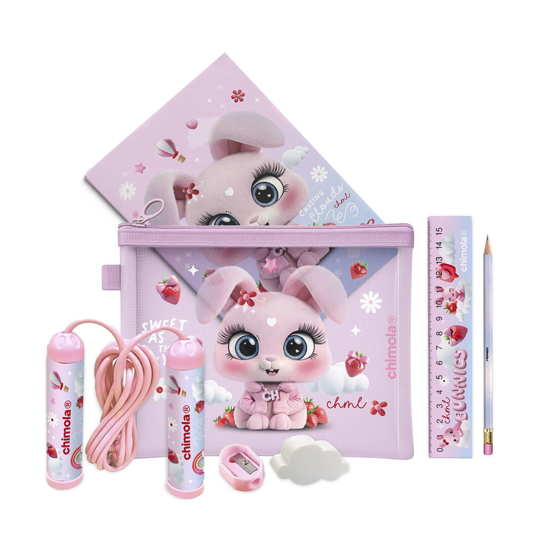 SCHOOL SET MESH BUNNY CHIMOLA