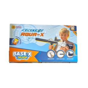 SUPER PISTOLA DE AGUA A BATERIA AQUA CARGA USB 36x6x20 CM