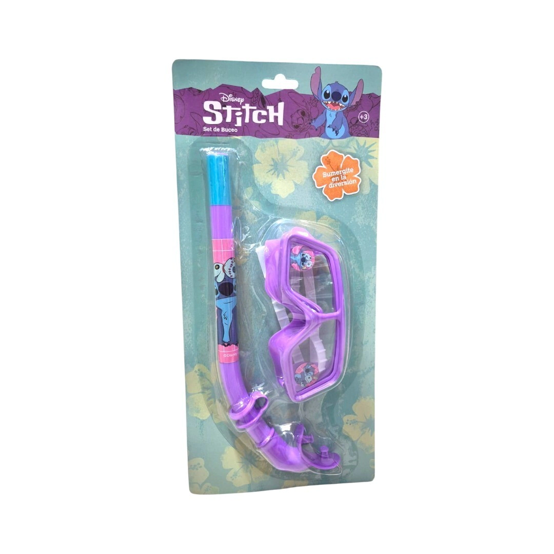 SET DE BUCEO STITCH 41x18x5 CM