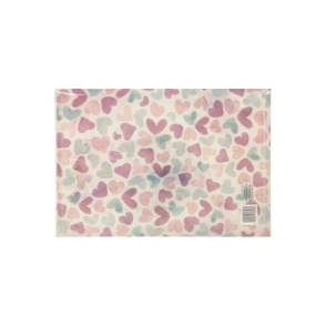 SOBRE PLASTICO CON BOTON A5 IBICRAFT HEARTS