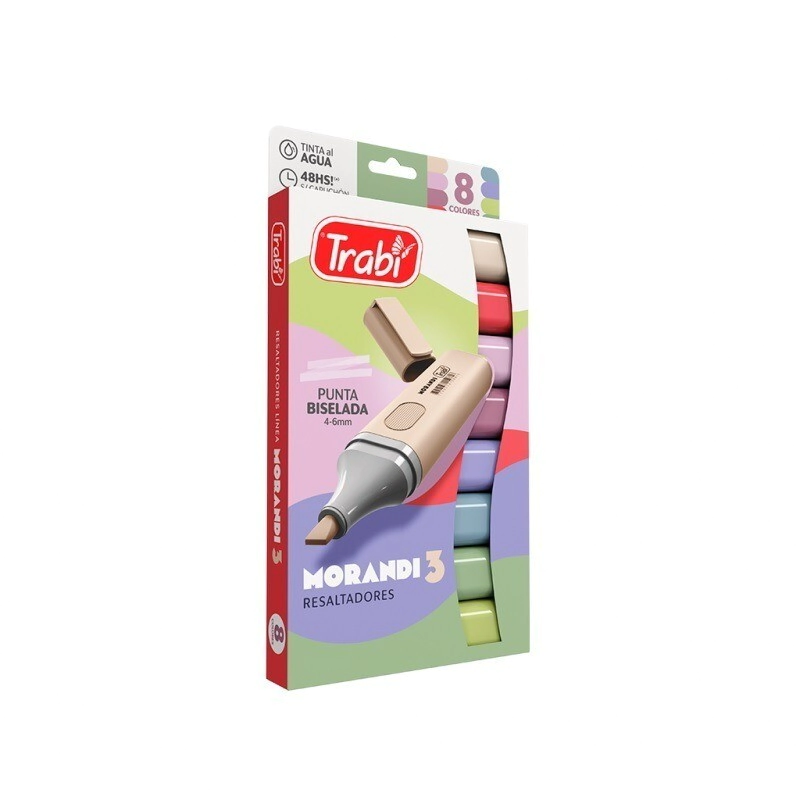 RESALTADORES LINEA MORANDI 3 X8 TRABI