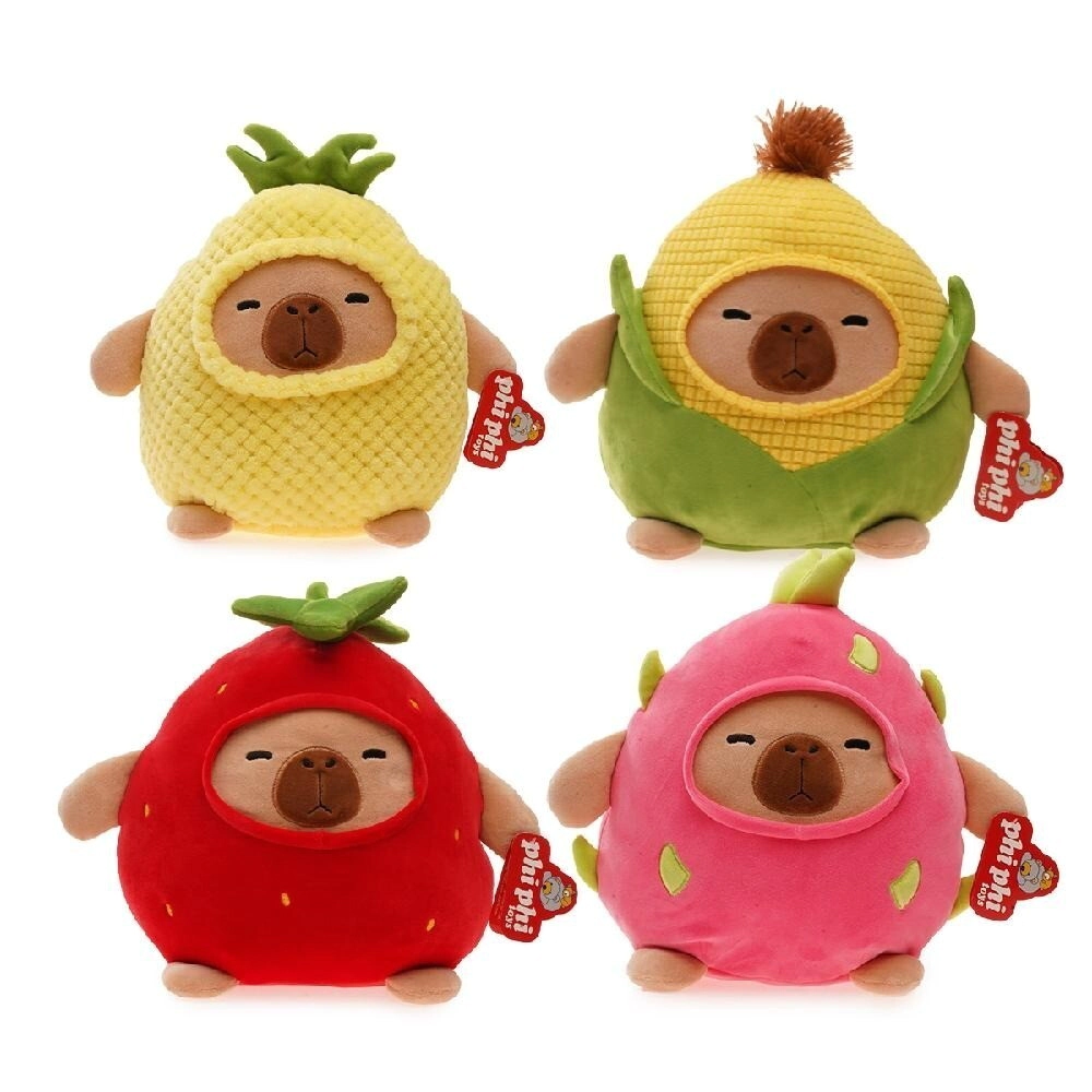 PELUCHE ANIMAL DISFRAZADO DE FRUTA SURTIDO 25CM PHI PHI TOYS