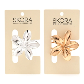 BROCHE METAL FLOR SKORA