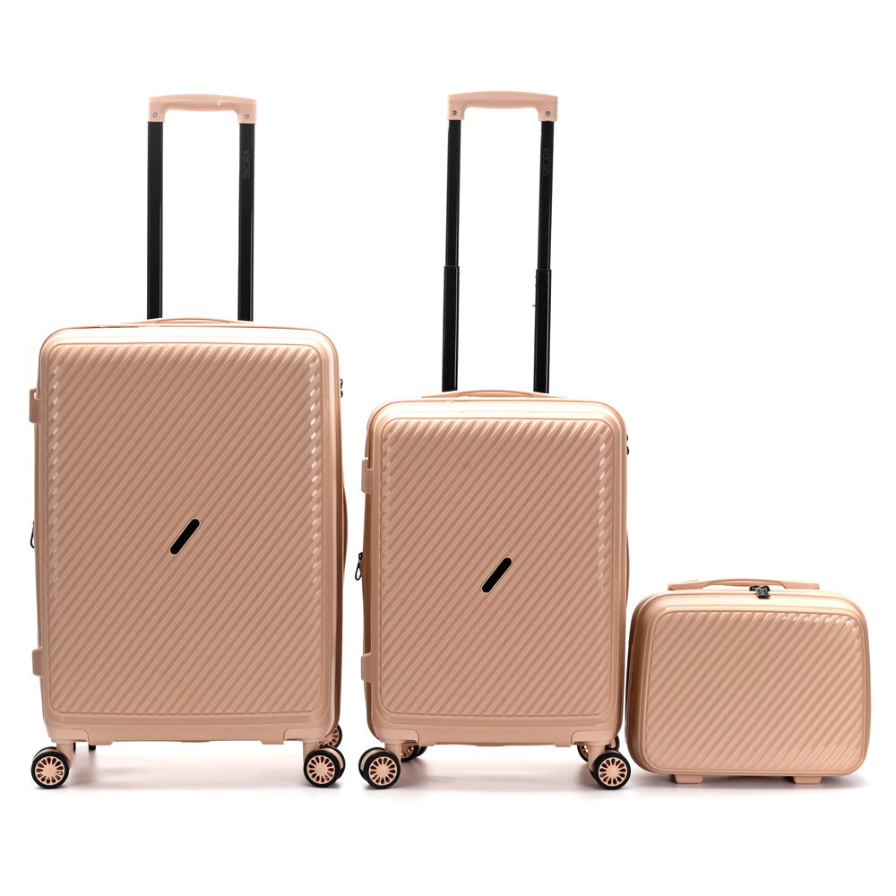 SET VALIJAS SKORA BS AS HARD ABS TOSTADO 24", 20" + BEAUTY CASE