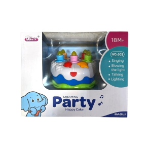 PASTEL CON VELITAS LUZ Y SONIDO