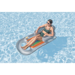 COLCHONETA SILLON POSAVASOS SURTIDO 161x89 CM BESTWAY