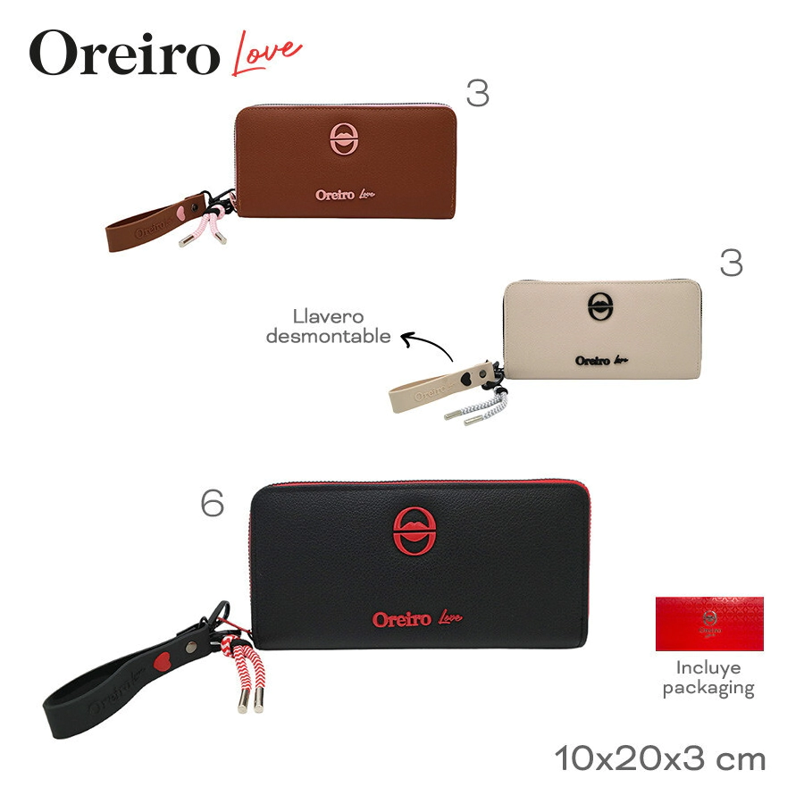 BILLETERA OREIRO LOVE NEGRO