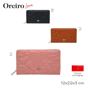MAXI BILLETERA OREIRO LOVE NEGRO