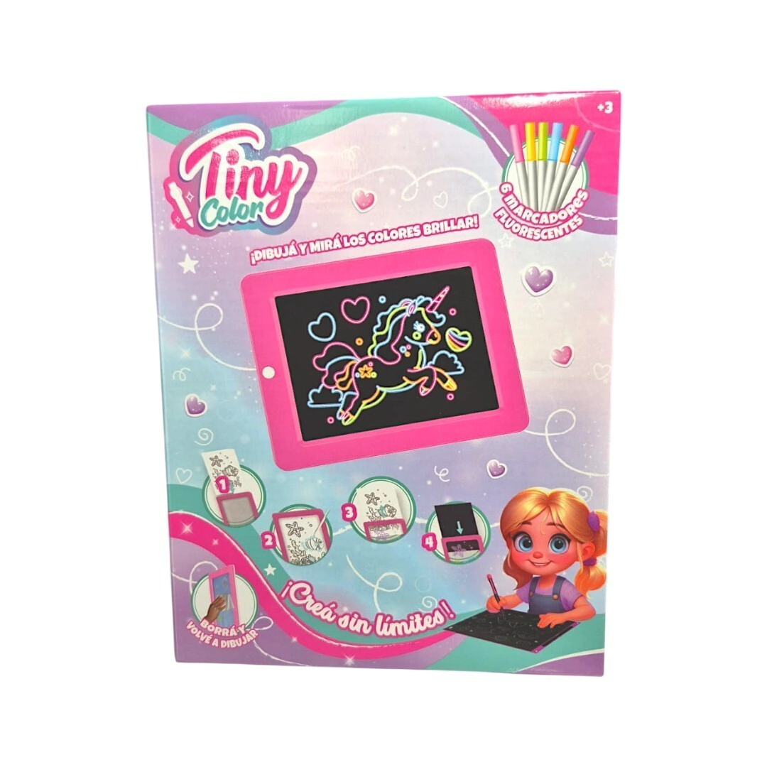 TABLET DE DIBUJO LED 3D TINY 24,5x19,3x2,8 CM