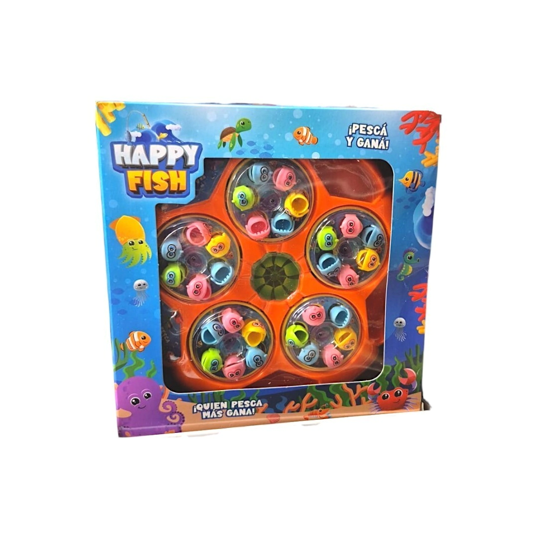 SUPER SET DE PESCA HAPPY FISH 21x4x21 CM