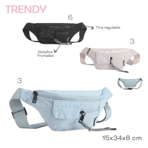 RIÑONERA TRENDY NEGRO