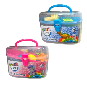 MASAS PARA MODELAR VALIJITA CON ACCESORIOS 18x12x10 CM