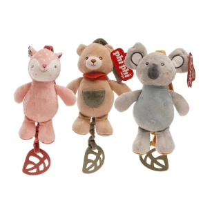 CUNERO MUSICAL ANIMALITOS 22 CM PHI PHI TOYS